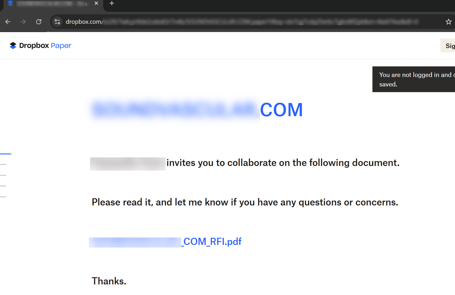 Dropbox Paper document Dropbox Paper document